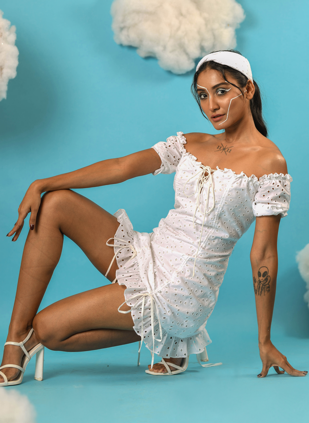 Cecily Crochet Dress