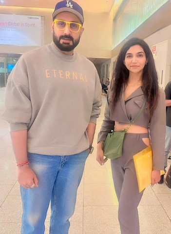 Kriti Verma in Boss Babe - Cropped Blazer Set