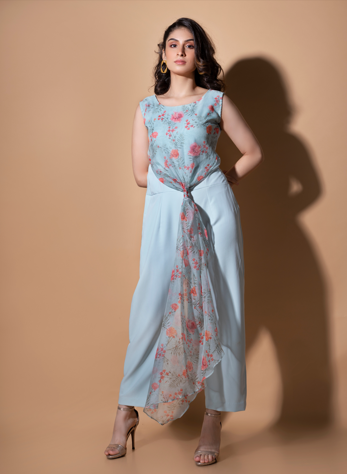 Sapphire Floral Jumpsuit